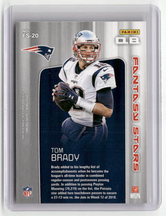 2019 Score #FS-20 Tom Brady Fantasy Stars Red-2