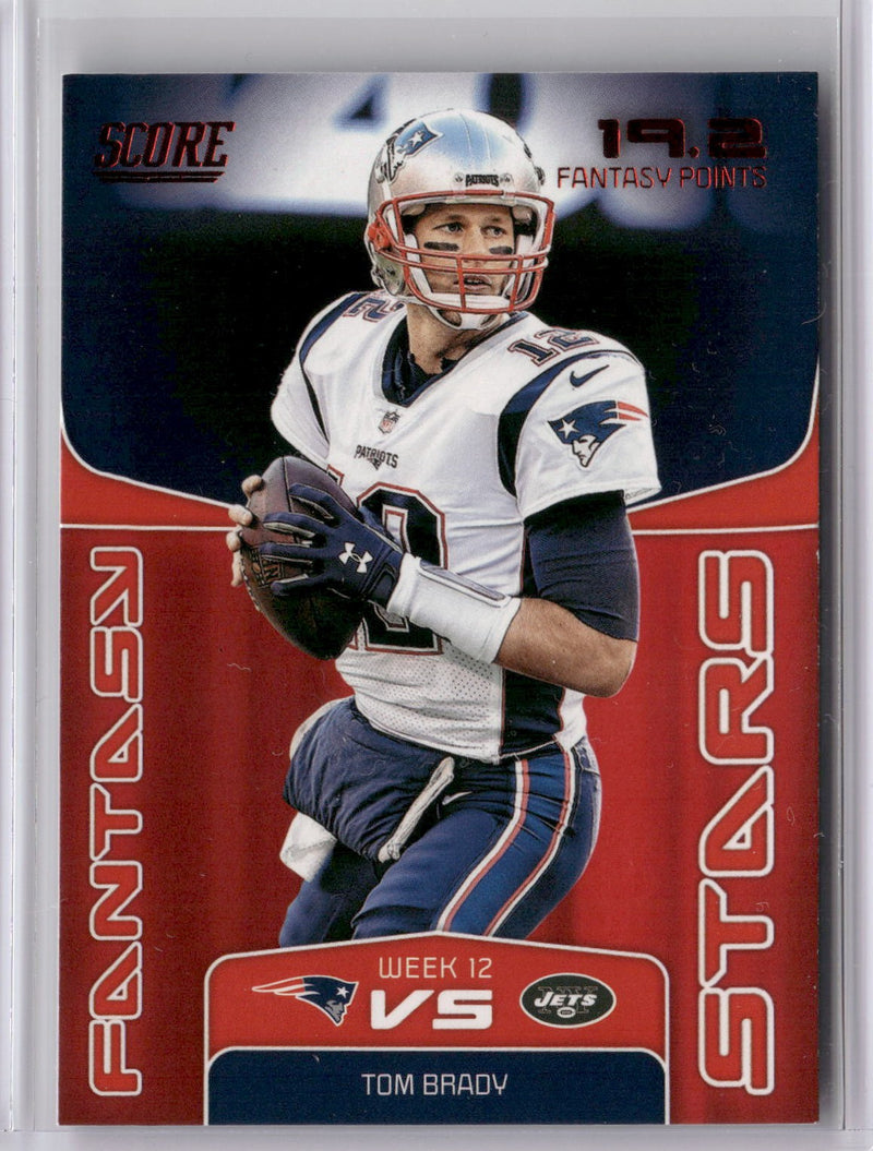 2019 Score #FS-20 Tom Brady Fantasy Stars Red-1