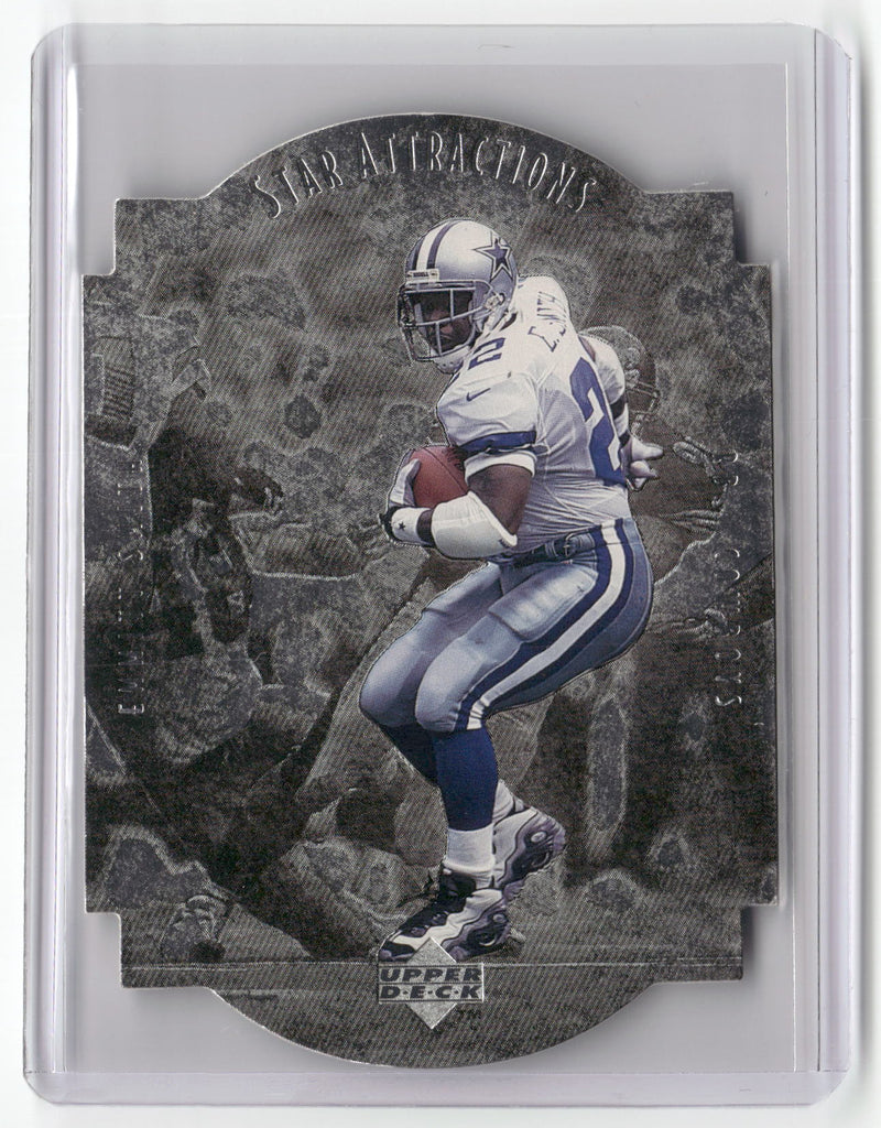 1997 Upper Deck #SA2 Emmitt Smith Star Attractions-1