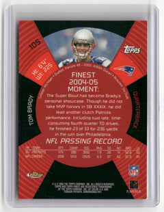 2005 Finest #105 Tom Brady-2