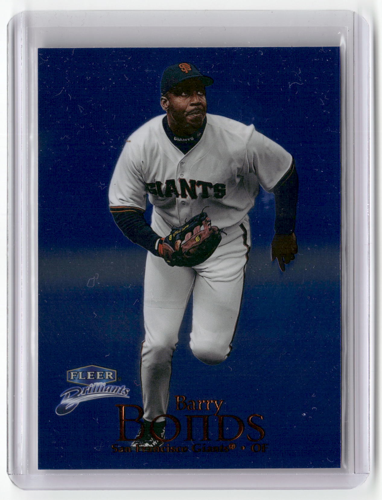 1999 Fleer Brilliants #25B Barry Bonds Blue