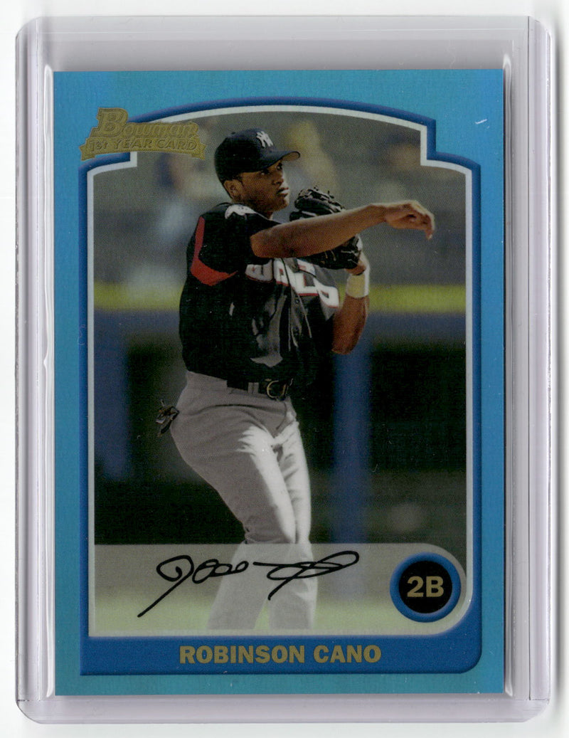 2013 Bowman Draft #BDP124 Robinson Cano Blue Sapphire Rookie Reprint Refractors-1