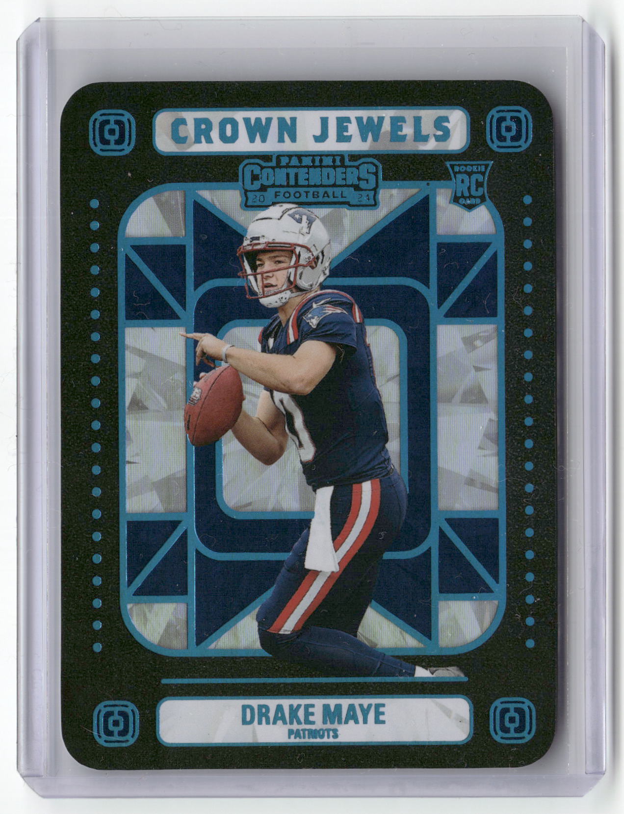 2024 Panini Contenders #2 Drake Maye Crown Jewels-1
