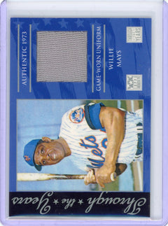 2002 Topps American Pie America #TTY-WM Willie Mays Through the Year Relics-1