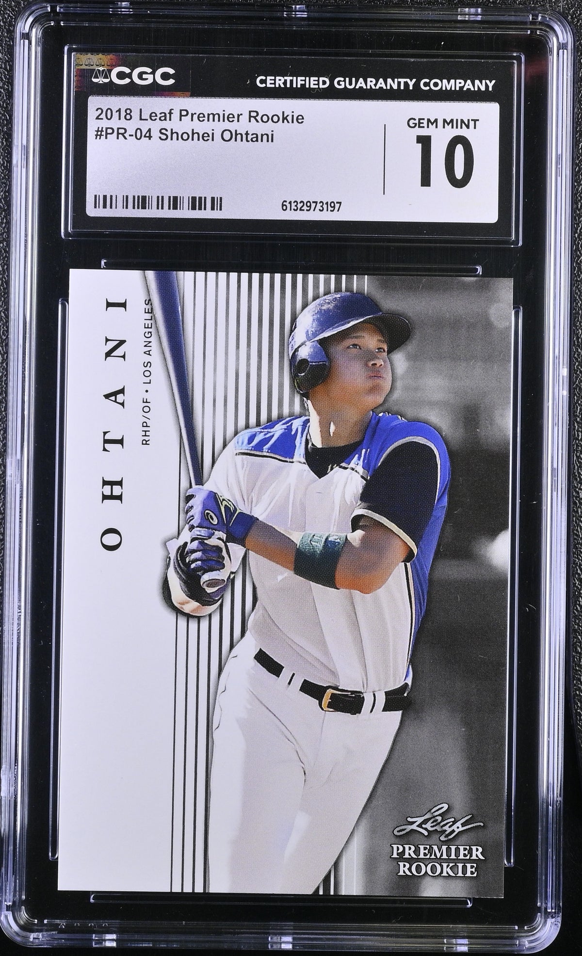 2018 Premier Rookie #PR-04 Shohei Ohtani CGC 10