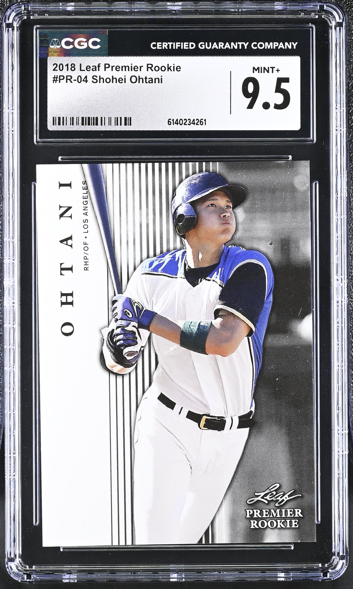 2018 Premier Rookie #PR-04 Shohei Ohtani CGC 9.5-1