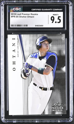 2018 Premier Rookie #PR-04 Shohei Ohtani CGC 9.5-1