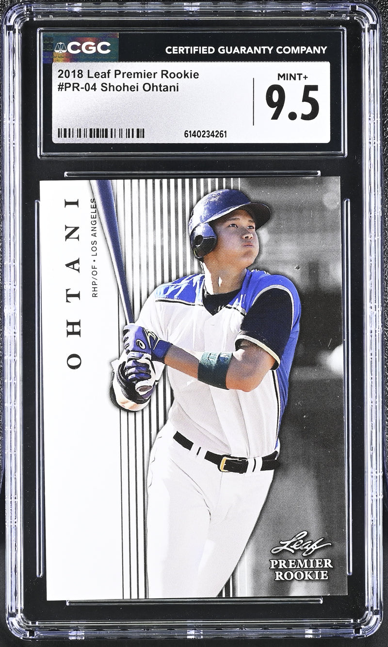 2018 Premier Rookie #PR-04 Shohei Ohtani CGC 9.5-1