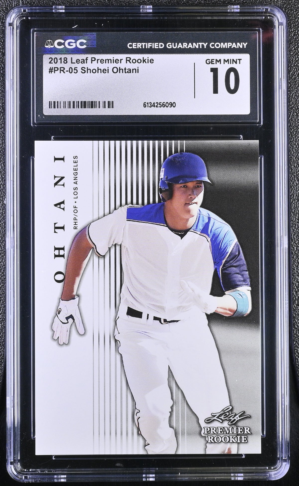2018 Premier Rookie #PR-05 Shohei Ohtani CGC 10