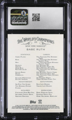 2023 Allen & Ginter #372 Babe Ruth CGC 10-2