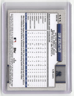 2026 Topps #111 Cam Schlittler-2