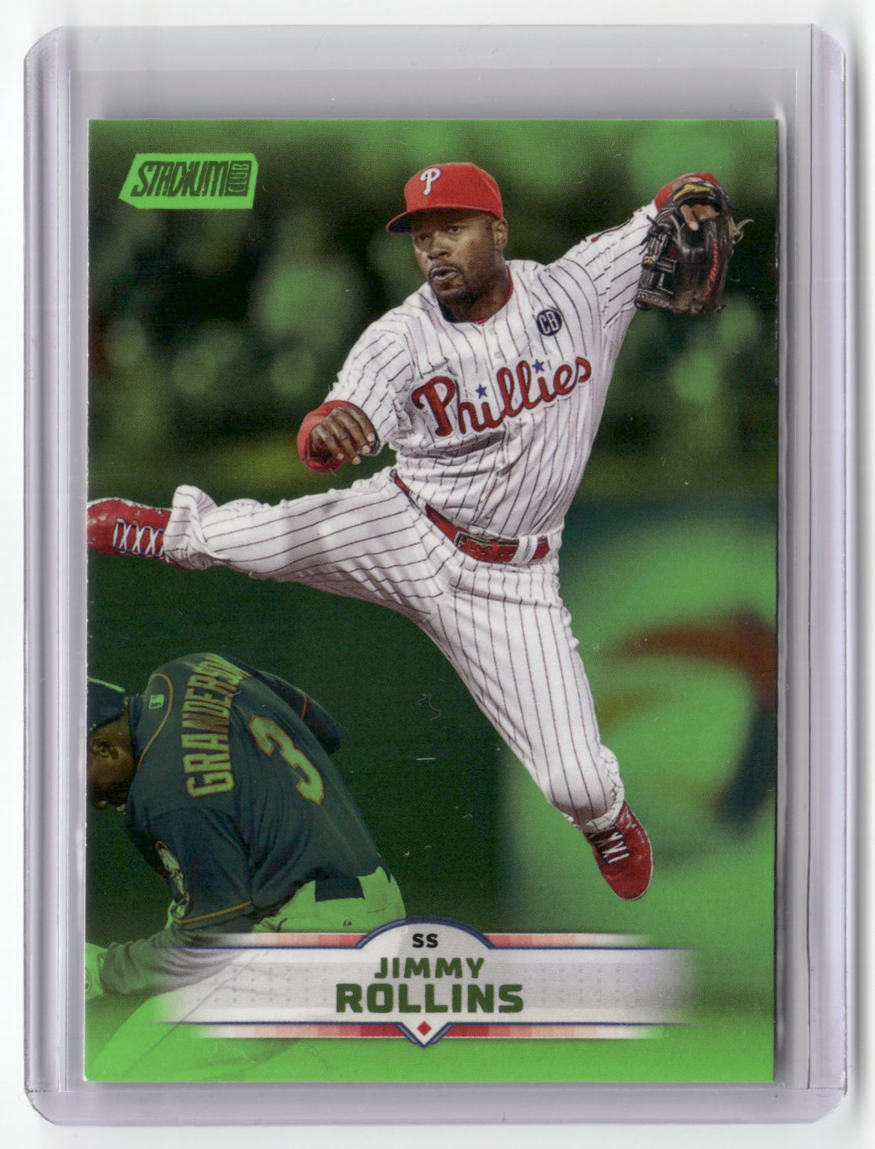 2025 Stadium Club #176 Jimmy Rollins Lime Green