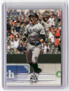 2025 Stadium Club #196 Ben Rice Blue Foil-1
