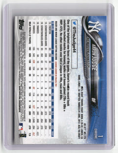 2018 Topps Chrome #1b #1 Aaron Judge Signing autographs-2