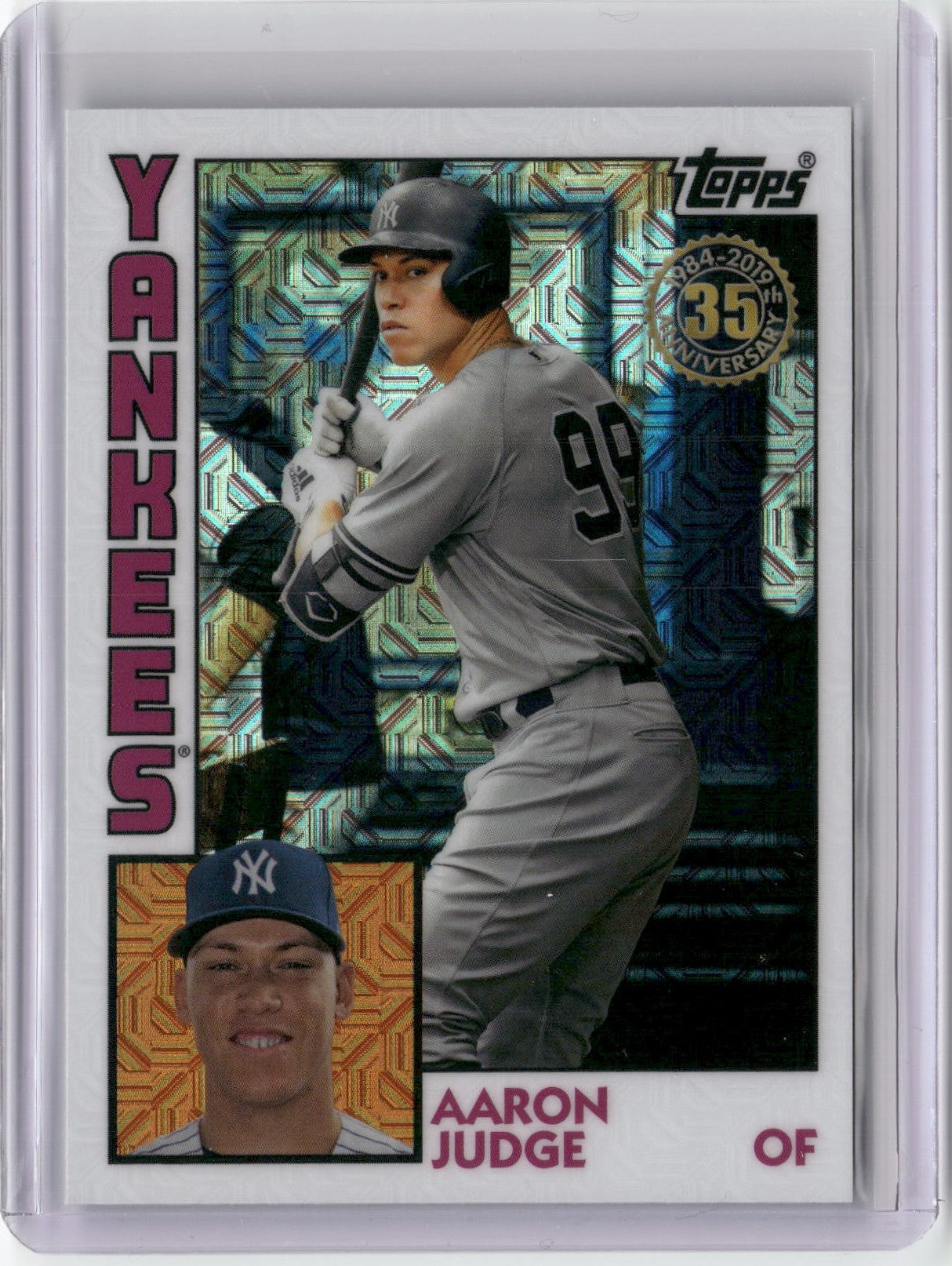 2019 Topps Series 1 #T84-18 Aaron Judge Chrome Silver Pack-1