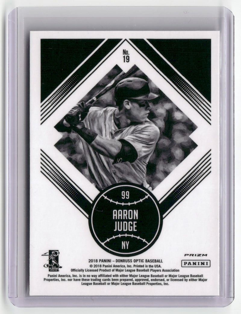 2018 Donruss Optic #19 Aaron Judge Purple-2