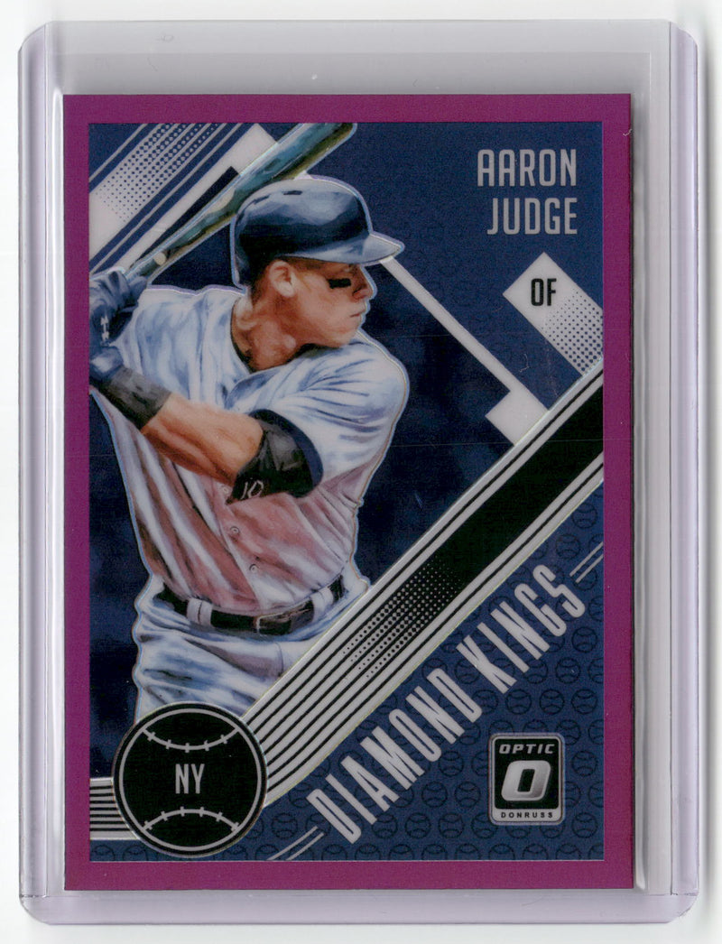2018 Donruss Optic #19 Aaron Judge Purple-1