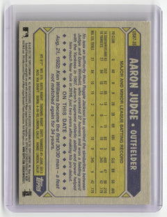 2017 Topps Update #US87-35 Aaron Judge 1987 Topps Baseball 30th Anniversary-2