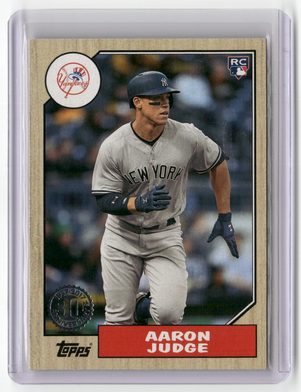 2017 Topps Update #US87-35 Aaron Judge 1987 Topps Baseball 30th Anniversary