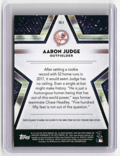 2018 Topps Chrome #FS-1 Aaron Judge Future Stars-2