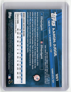 2017 Topps #287 Aaron Judge Factory Set Bonus: Rookie Image Variation-2