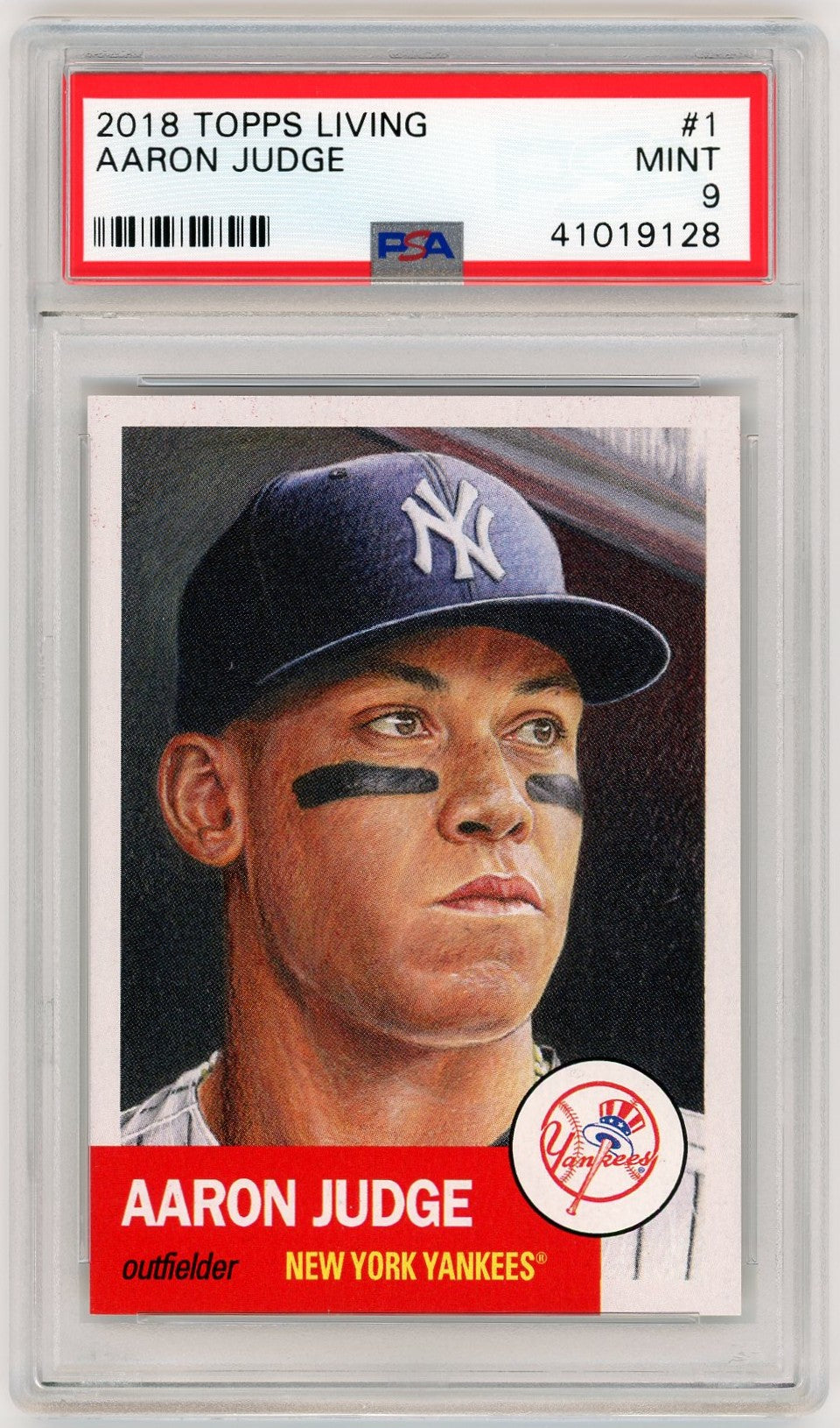 2018 Topps Living #1 Aaron Judge PSA 9