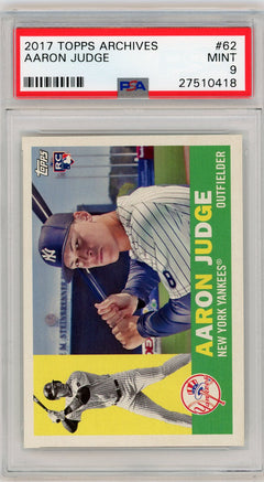 2017 Topps Archives #62 Aaron Judge PSA 9-1