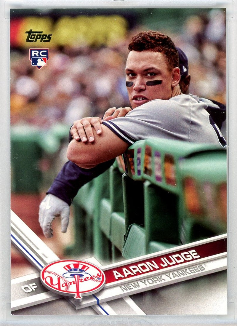 2017 Topps Update #287 Aaron Judge 2017 Topps Base Set Variations : Grey Uniform-1