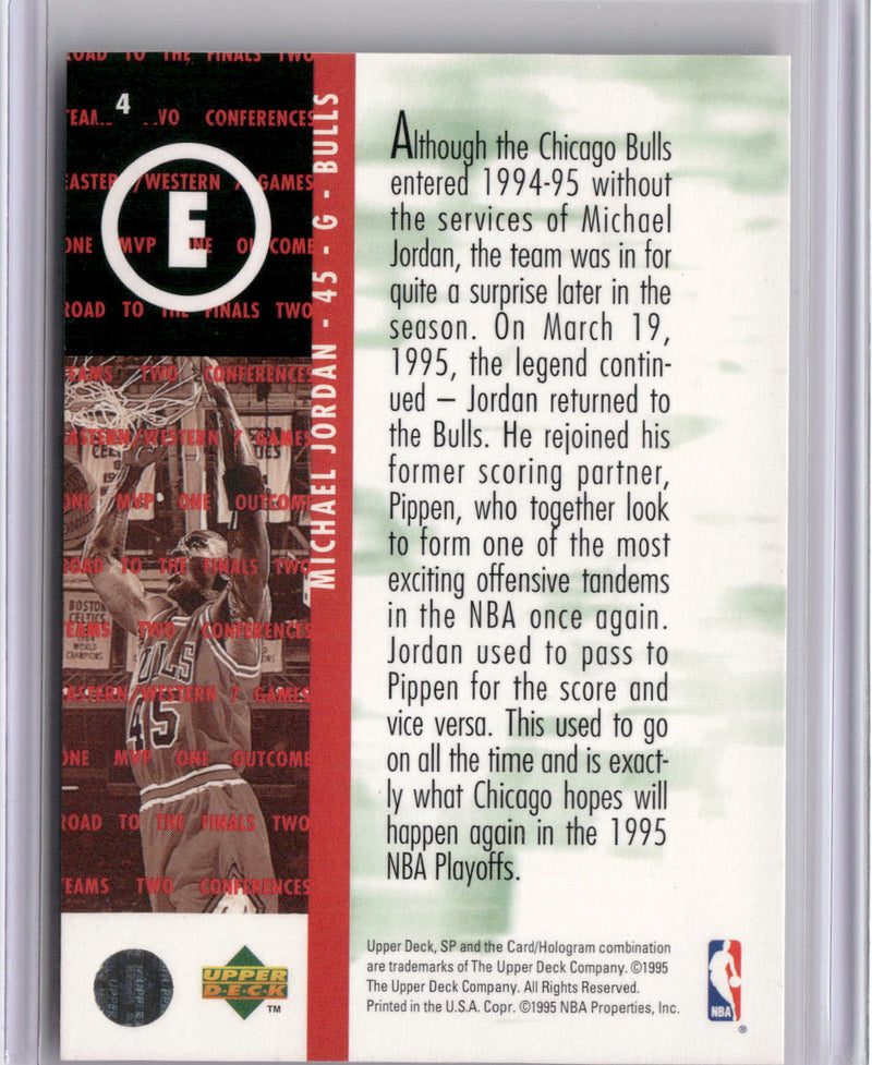1994-95 SP Championship #4 Michael Jordan-2