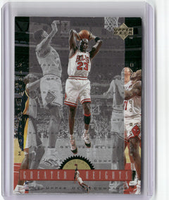 1996-97 Upper Deck #GH3 Michael Jordan Michael Jordan Greater Heights-1