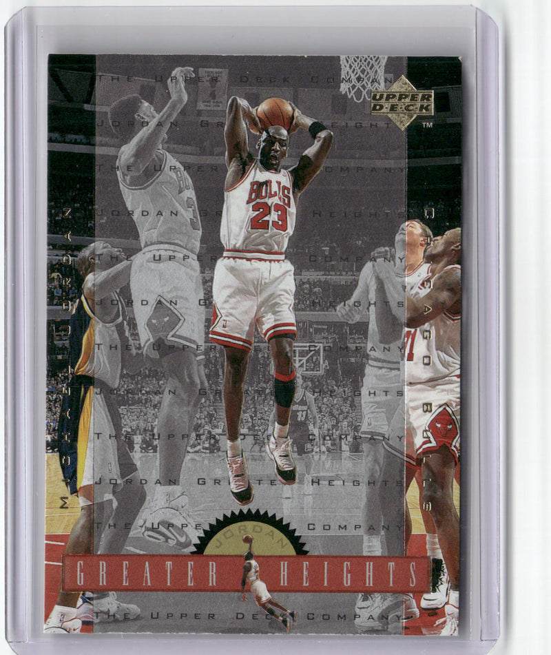 1996-97 Upper Deck #GH3 Michael Jordan Michael Jordan Greater Heights-1