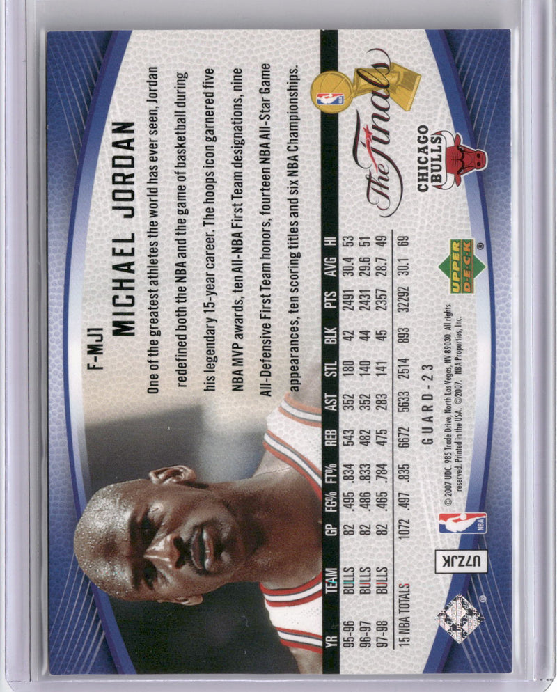 2007 Upper Deck NBA Finals #F-MJ1 Michael Jordan-2