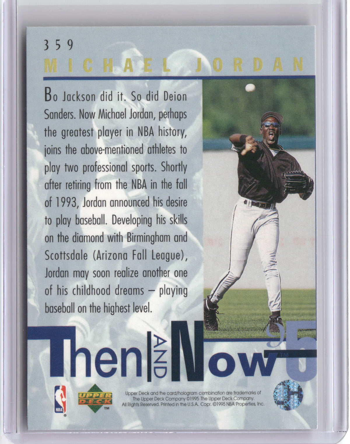1994-95 Upper Deck #359 Michael Jordan