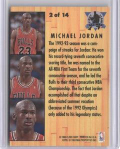 1993-94 Ultra #2 Michael Jordan All-NBA (EX Check Scans)-2