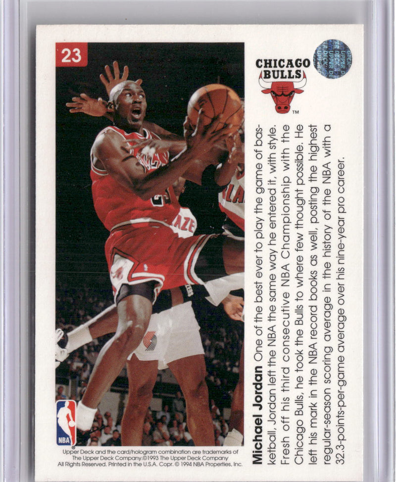 1993-94 Upper Deck Pro View #23 Michael Jordan-2