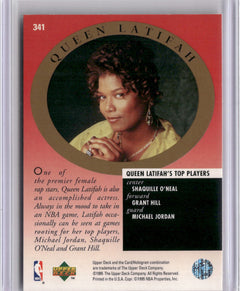 1995-96 Upper Deck #341 Michael Jordan / Queen Latifah-2