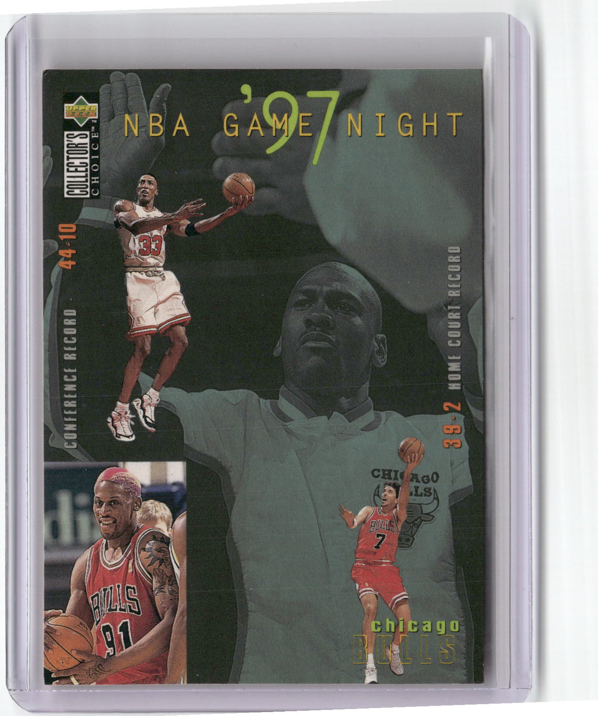 1997-98 Collector's Choice European #159 Chicago Bulls