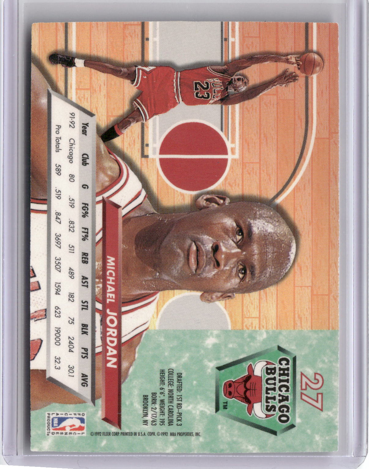 1992-93 Ultra #27 Michael Jordan