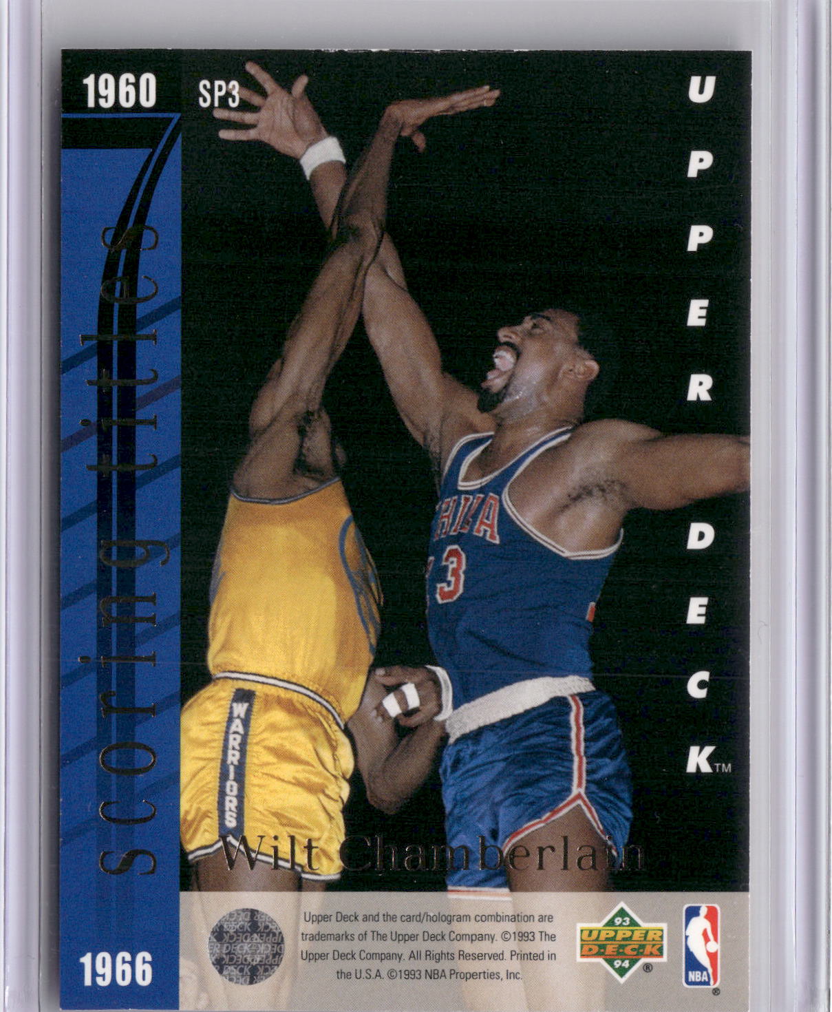 1993-94 Upper Deck #SP3 Michael Jordan / Wilt Chamberlain-2