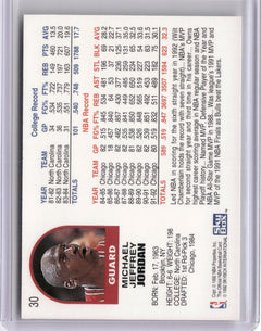 1992-93 Hoops #30 Michael Jordan-2