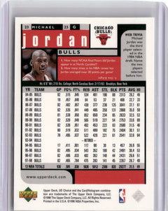 1998-99 UD Choice #23 Michael Jordan-2