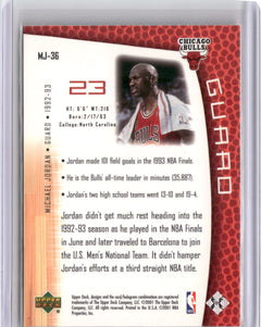 2001-02 Upper Deck MJ's Back #MJ-36 Michael Jordan-2