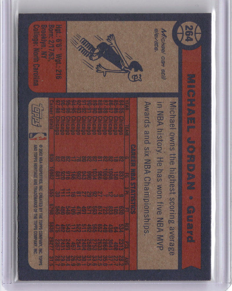 2001-02 Topps Heritage #264 Michael Jordan-2