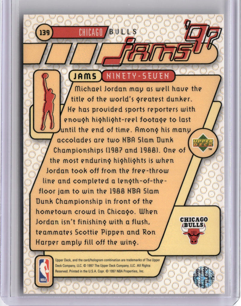 1997-98 Upper Deck #139 Michael Jordan-2