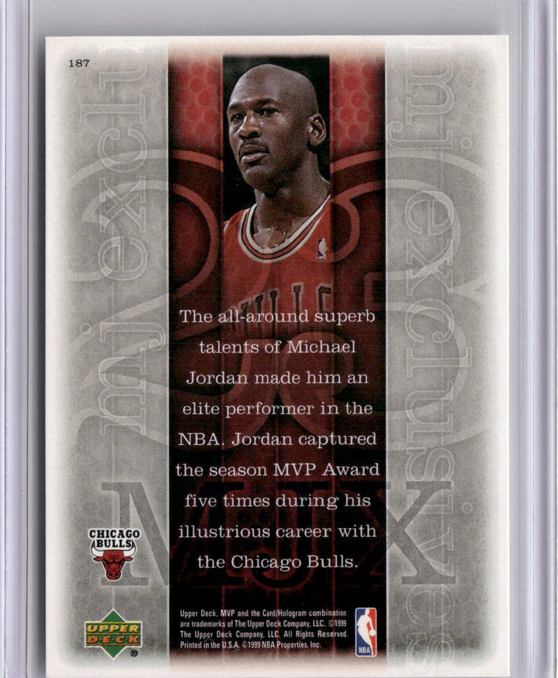 1999-00 Upper Deck MVP #187 Michael Jordan-2
