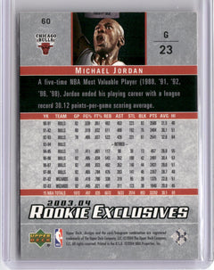 2003-04 Upper Deck Rookie Exclusives #60 Michael Jordan-2
