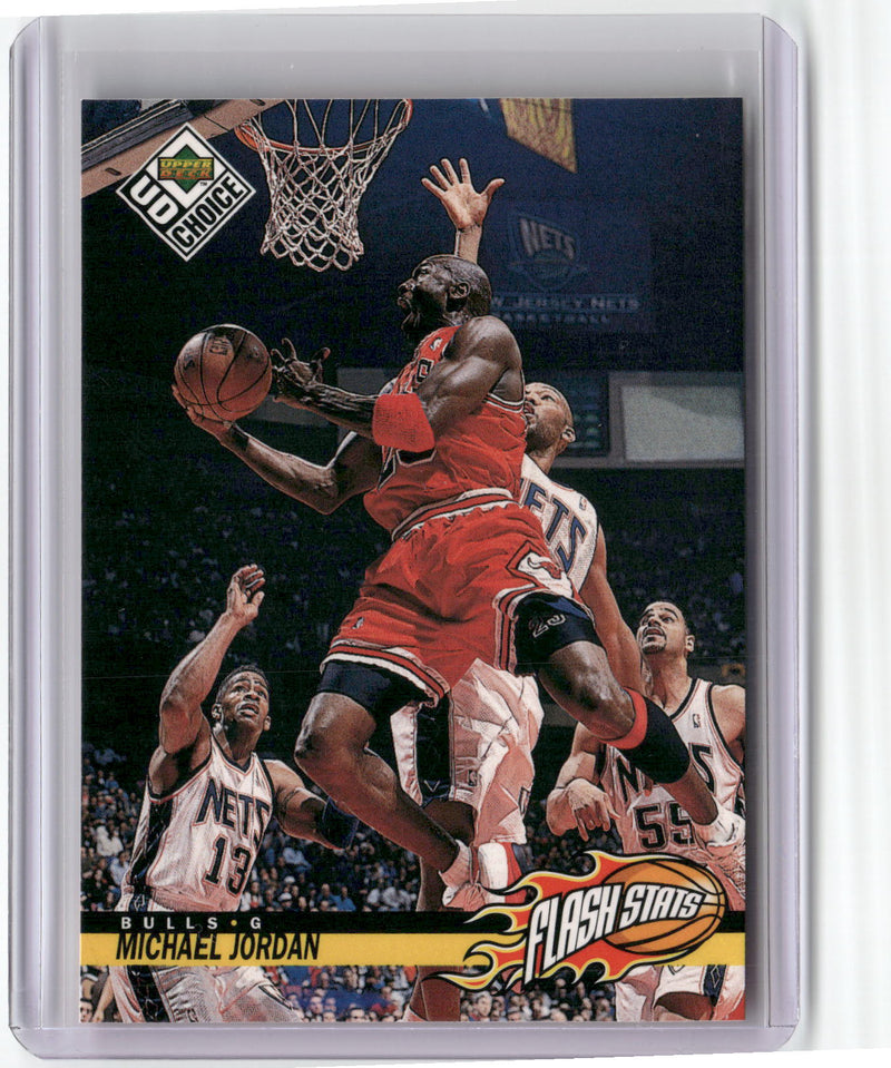1998-99 UD Choice #159 Michael Jordan-1