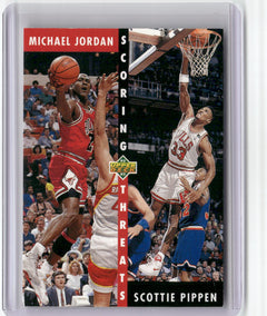 1992-93 Upper Deck #62 Michael Jordan / Scottie Pippen-1