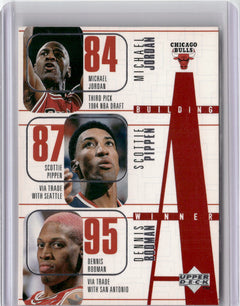 1996-97 Upper Deck #139 Michael Jordan / Scottie Pippen / Dennis Rodman-1