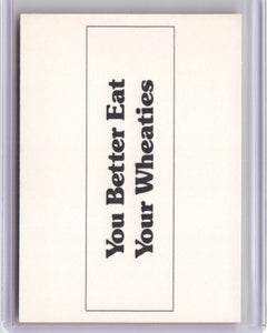 1990 Wheaties #NNO Michael Jordan "You Better Eat Your Wheaties"-2